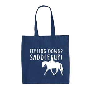 Sintiendo Abajo Monta - Bolsa De Lona - Caballo Ecuestre - Imagen 1 de 6