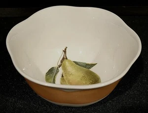 LENOX FRUTTETO IN FIORE CIOTOLA DESSERT STRISCIA/PERA ARANCIONE 4 3/4" - Foto 1 di 4
