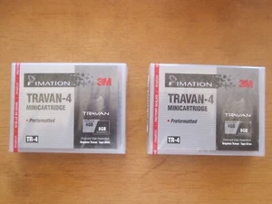 (2) 3M IMATION TRAVAN-4 Mini-Kartusche 4GB/8GB vorformatiert versiegelt TR-4 - Bild 1 von 4