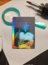 RICKEY HENDERSON 1991 FIELD OF VISION SILVER STAR HOLOGRAM SP HOFer #NNO