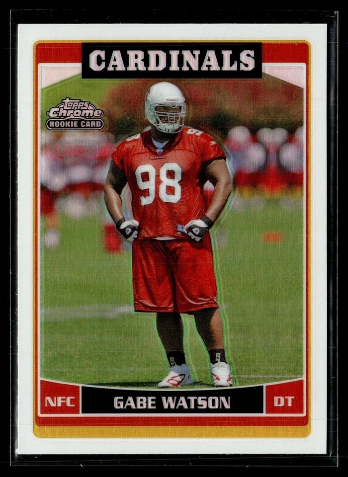 2006 TOPPS CHROME REFRACTOR SPECIAL EDITION ROOKIE GABE WATSON CARDINALS - Image 1 of 1