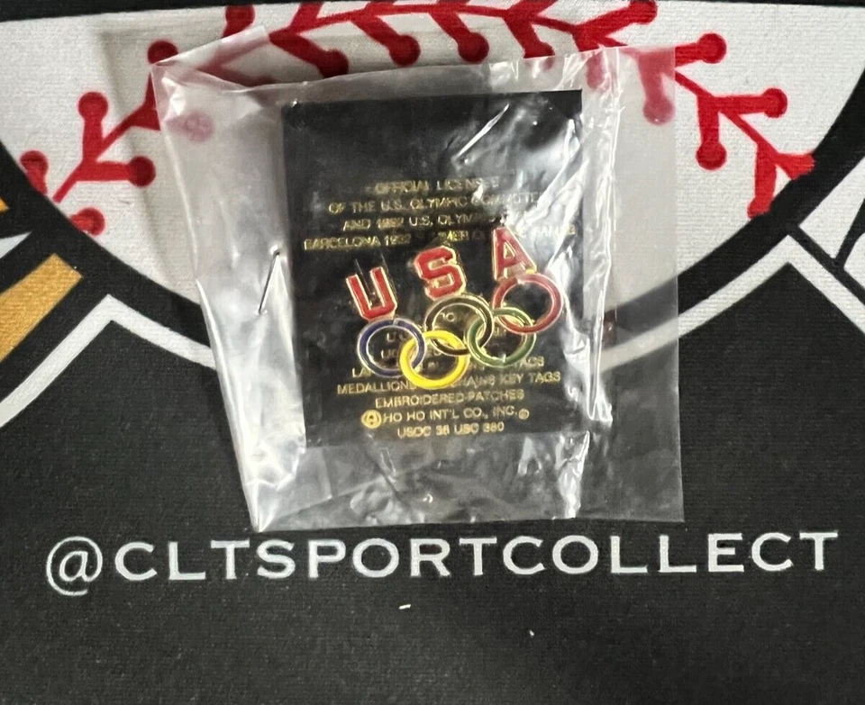 USA OLYMPIC RINGS PIN | 1992 Barcelona Summer Games - Image 1 of 1