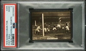 1915 Susini #205 Football PSA 2 **Low Population Card with great Eye Appeal** - Picture 1 of 2