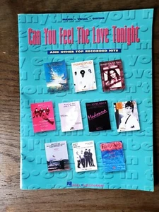 Can You Feel the Love Tonight & Other Top Recorded Hits Hal Leonard 1994 Piano - Picture 1 of 2