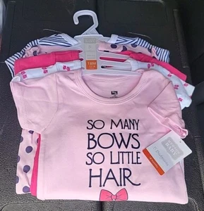 Nuevo con etiquetas Hudson Bebé Algodón 1 Pieza Paquete de 5 Talla 18 Meses Niña Rosa - Imagen 1 de 13