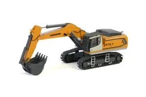 Liebherr R970 SME Excavator - Yellow - WSI 1:50 Scale Diecast Model #64-2002 New - Picture 1 of 8