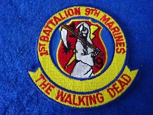 US Patch Abzeichen Marine Corps 1st Battalion 9th Marines - Picture 1 of 2