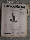 Panasonic rf-411 service manual original repair book stereo fm radio walkman