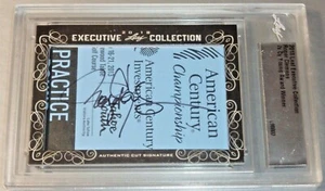 2018 LEAF ROGER CLEMENS "7X CY YOUNG WINNER" ENCASED AUTO CUT SIGNED AUTOGRAPH - Picture 1 of 1