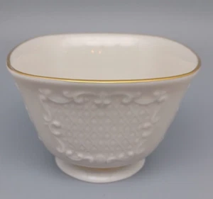 Vintage Lenox Canterbury Square Nut, Candy or Trinket Dish Bowl with Gold Trim - Picture 1 of 8