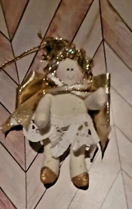 Ornamento angelo di Natale fatto a mano - Foto 1 di 5
