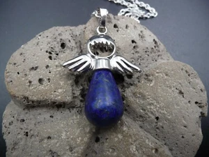 Collier "Mon Ange gardien" en Lapis Lazuli - Foto 1 di 3