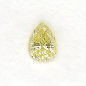 Piedra preciosa única de diamante suelto amarillo de lujo de 0,35 TCW con certificación GIA - Imagen 1 de 9