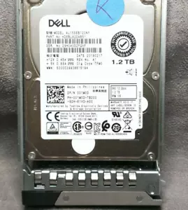 DELL 1.2TB 10K 12GBPS 2.5" SAS HDD HARD DRIVE w/ Tray 01M0D - Picture 1 of 4