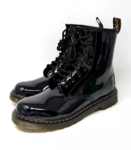BOTAS DR. MARTENS 1460Y PATENTE NEGRAS TALLA EE. UU. 6 EU 37 - Imagen 1 de 11