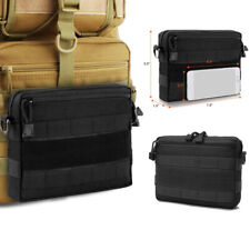 1000D Nylon Pouch Molle Tactical Bag Waist Belt Medical EDC Storage Bag Black