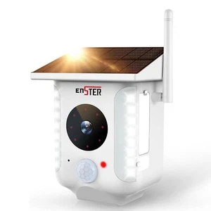 Wireless Solar Garden Light Home Outdoor 1080P HD Security WiFi Camera 2.4 GHz - Picture 1 of 3