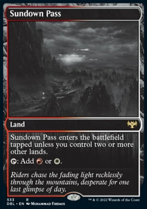 MTG Magic the Gathering Sundown Pass (533/633) Innistrad Double Feature LP - Image 1 of 1