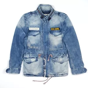 Chaqueta Militar Ralph Lauren Pequeña Hombres Ejército M65 Utilidad Campo Denim y Suministro - Imagen 1 de 19