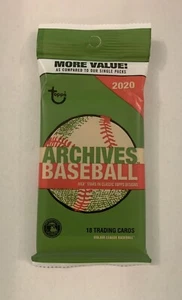 2020 Topps Archives Fat Pack 18 Baseball Cards Per Pack Factory Sealed Brand New - Picture 1 of 2