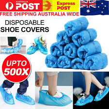 100-500x Disposable Plastic Shoe Covers Rain Overshoes Protector Waterproof DF