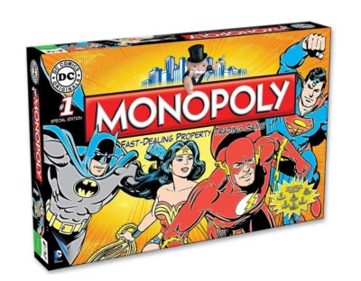 Monopoly DC Comics Originals Edition 2017 Family Board Game NEW SEALED - Image 1 of 4