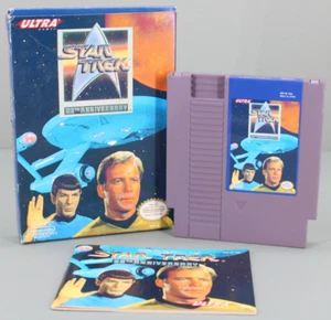 Star Trek 25th Anniversary (Nintendo NES) with Box & Manual Works! - Picture 1 of 14