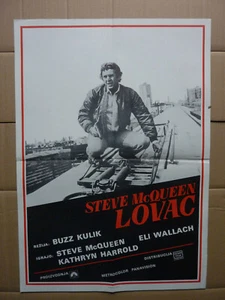 The Hunter ,1980 / Steve McQueen Buzz Kulik / ORIGINAL YUGOSLAVIAN MOVIE POSTER - Picture 1 of 1