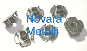 100 dadi a ragno M5 a 4 punte per legno écrous à enfoncer pour bois tuercas nuts - Imagen 1 de 1