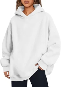Trendy Queen Women's Oversized Fleece Hoodie Sweatshirt Long Sleeve Sweaters New - Picture 1 of 5