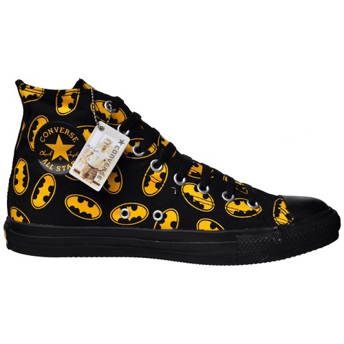 Converse Chucks high EU 38 UK 5 5 LOGO BATMAN EDIZIONE LIMITATA nero giallo hi