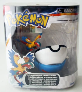 POKEMON ARCHEOPS FIGURE + GREAT BALL POKEDEX ID TAG TOMY 2013 NEW ! - Picture 1 of 7