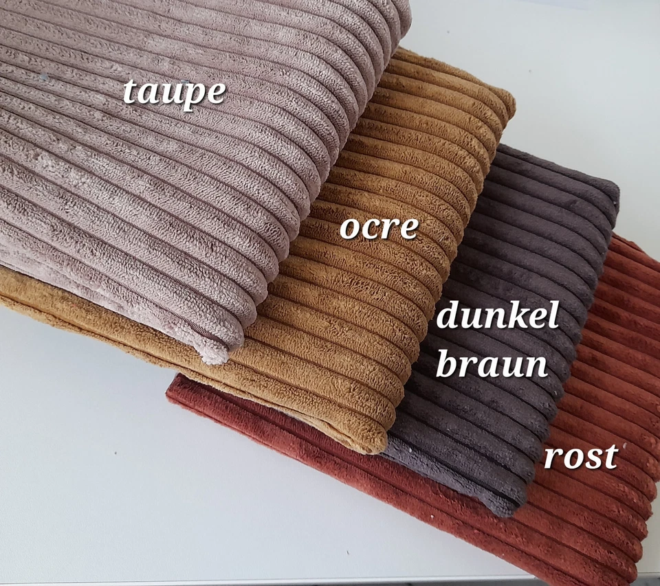 Cordsamt Swafing 50 x 140 limierte Menge Sonderfarben - Bild 1 von 2