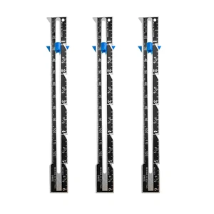 3 Pack Stainless Steel Sliding Gauge Sewing Ruler Ideal Measuring Tool for Quilt - Picture 1 of 12
