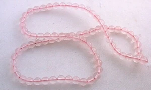 5 mm Rund Rosenquarz Natürlich KEINE FÄRBUNG AAA Perlen 15 Zoll Strang RQB29/122224 - Bild 1 von 2