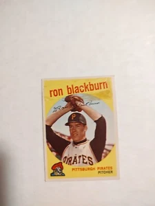 1959 Topps - #401 Ron Blackburn (PWE) - Picture 1 of 2