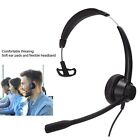 Telephone Headset Clear Comfortable Plug And Play Monaural Traffic Headset W SLS