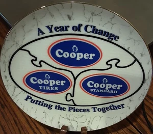 Vintage 2000 Cooper Tires A Year Of Change Commemorative Collectors Plate - Picture 1 of 6