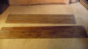 Two planks of iroko or mahogany, ex lab worktop - Picture 1 of 3