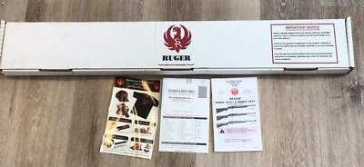 Vintage Ruger 10/22 & 10/17 OEM Factory Box + OEM Manual And Papers - Image 1 of 4