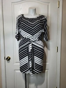 Jessica Simpson Striped Knee-Lenght Dress - Picture 1 of 12