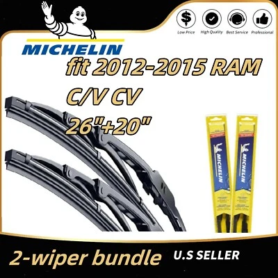 Paquete de 2 limpiaparabrisas estándar - apto para RAM C/V CV 2012-2015 - 30260/200 Foto 1 de 4