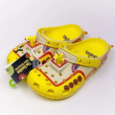 NEW CROCS The Beatles Yellow Submarine Classic Clog Men's Multi Size IN STOCK - Image 1 of 4
