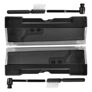  2 Sets Vinyl Plattenspieler Reinigungsset Nadelbürste Plattenspieler Stylus Reiniger - Bild 1 von 12