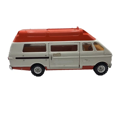 VTG 1970s Tonka Rescue Van Ambulance Pressed Steel Toy Vehicle Gurney - Image 1 of 4