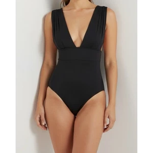 Neu mit Etikett Monday Bademode Aruba Einteiler, schwarz, sehr guter Zustand (US14/16) - Bild 1 von 12