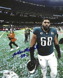 Autographed  JORDAN MAILATA  Philadelphia Eagles 8X10 Photo w/ JSA COA - Picture 1 of 1