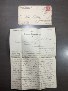 25 maggio 1909 stampella per lettere e buste Mobili Co. Gallatin Tn B50 - Foto 1 di 6