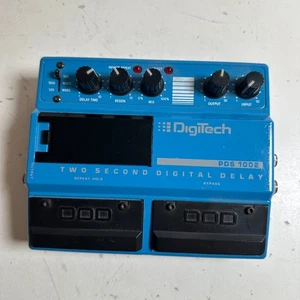Pedal de retardo digital clásico vintage DigiTech PDS 1002 azul negro de dos segundos - Imagen 1 de 11