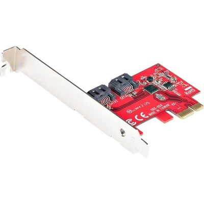 Карта расширения StarTech SATA PCIe 2 порта PCIe SATA 2P6GPCIESATACARD - Изображение 1 из 4